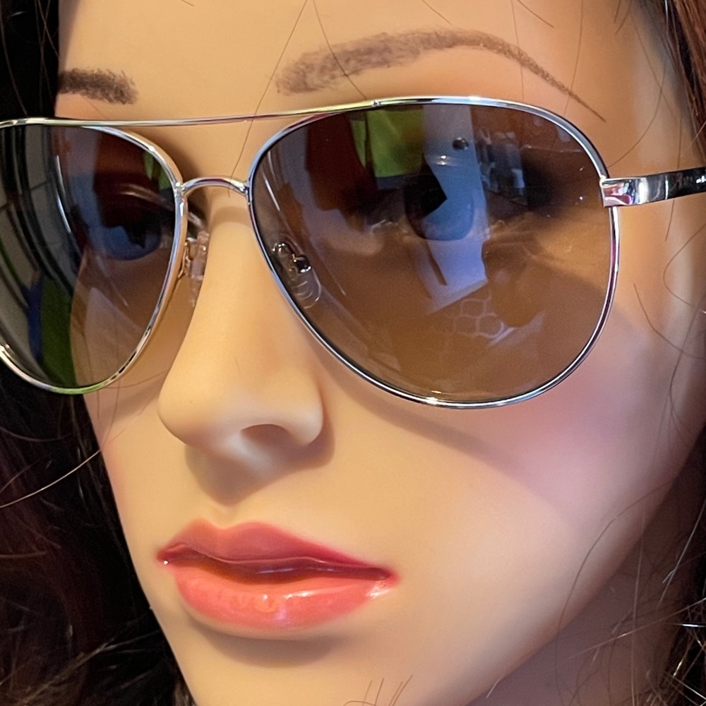 ♠️KATE SPADE NEW YORK Emmaline Sunglasses 58-14-140 Silver - Picture 3 of 12